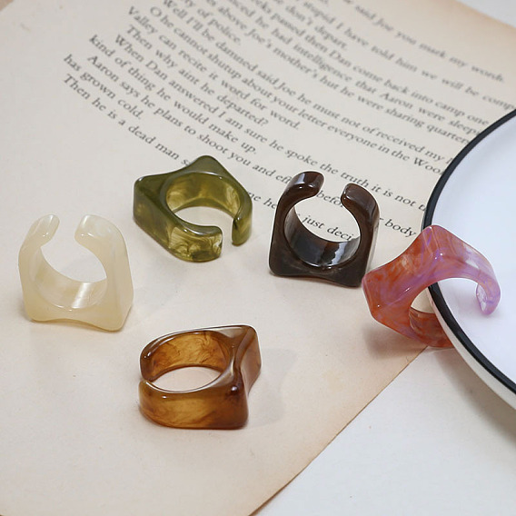 Акриловые манжеты для женщин, прямоугольные