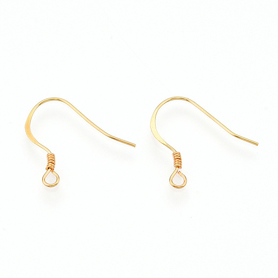 925 французские крючки из стерлингового серебра с катушкой, проволока для ушей с петлями, с печатью s925