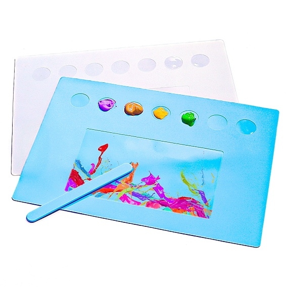 Большой силиконовый коврик, силиконовый лист для ювелирных изделий из эпоксидной смолы, прямоугольные