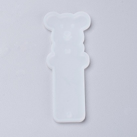 Silicone Bookmark Molds, Resin Casting Molds, Bear
