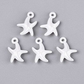 Абс пластмассовые жемчужные подвески, морская звезда