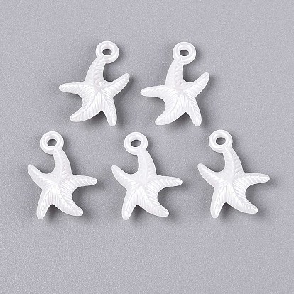 Абс пластмассовые жемчужные подвески, морская звезда