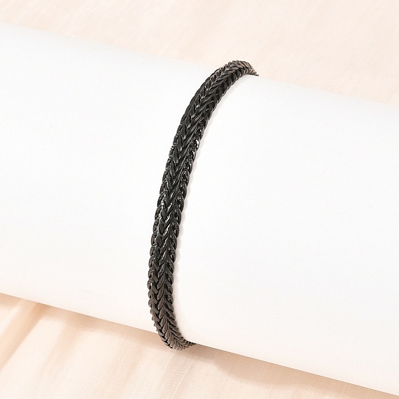 304 браслеты-цепочки из нержавеющей стали для женщин и мужчин, ионное покрытие (ip), долговечный