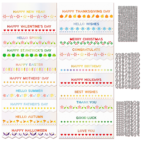 Углеродистая сталь разрезает трафареты, для diy scrapbooking, Фотоальбом, декоративная бумага для тиснения, разнообразные