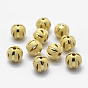 925 Sterling Silver Spacer Beads, Faceted, Frosted, Round