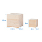 BENECREAT Solid Cube Wooden Block, Building Blocks, Early Educational Toys, Novelty Block