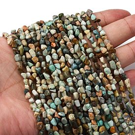 Натуральные варицитовые бусины, самородки