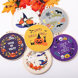 English embroidery diy embroidery material package Christmas Halloween adult beginners