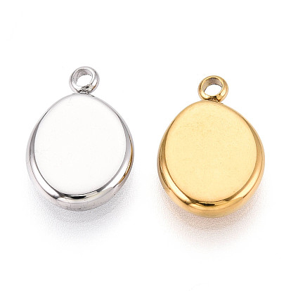 304 подвески из нержавеющей стали, ионное покрытие (ip), овальный шарм