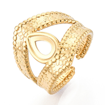 304 компоненты манжетного кольца из нержавеющей стали, установка кольца в форме капли, ионное покрытие (ip)