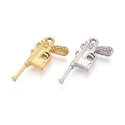 304 подвески из нержавеющей стали, форма пистолета