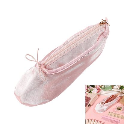 Polyester Ballet Shoe Pen Cases, Pencil Zipper Bags