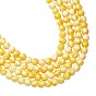 Baking Paint Glass Round Bead Strands, Round