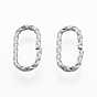304 Stainless Steel Linking Ring, Quick Link Connectors, Twisted Oval