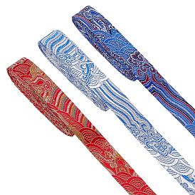 7.5m 3 Farben Baumwollband, für Bekleidungszubehör, Geschenkdekoration