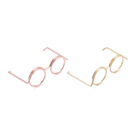 Glasses Iron Paperclips, Cute Paper Clips, Funny Bookmark Marking Clips