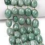 Естественный зеленый авантюрин бисер нитей, самородки, упавший камень, с бисером