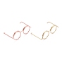 Glasses Iron Paperclips, Cute Paper Clips, Funny Bookmark Marking Clips