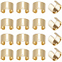 60 piezas 304 hallazgos de acero inoxidable para aretes, con agujero