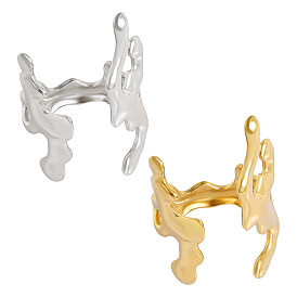 304 открытые манжеты из нержавеющей стали, коралл