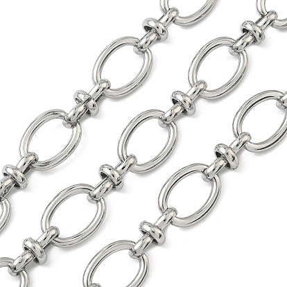304 цепи овальные из нержавеющей стали, несварные