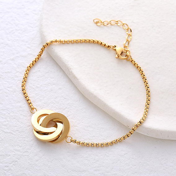 Браслеты из нержавеющей стали в стиле хип-хоп, браслеты-цепочки для женщин, блокировка