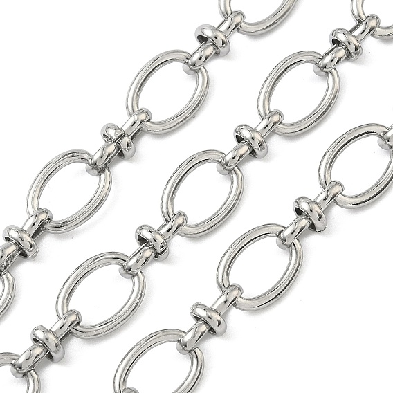 304 цепи овальные из нержавеющей стали, несварные