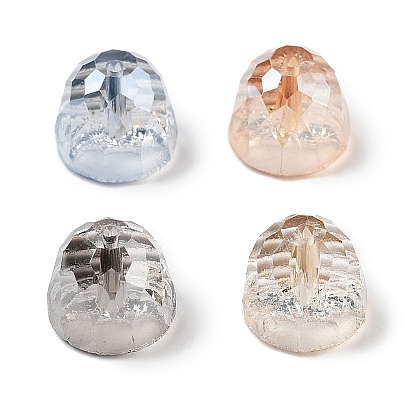 Гальванические стеклянные бусины, гальваническое покрытие, колокол, граненые