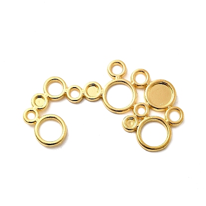 Сплавочные коннекторы для размещения стразов, без свинца, без кадмии и без никеля, плоско-круглые