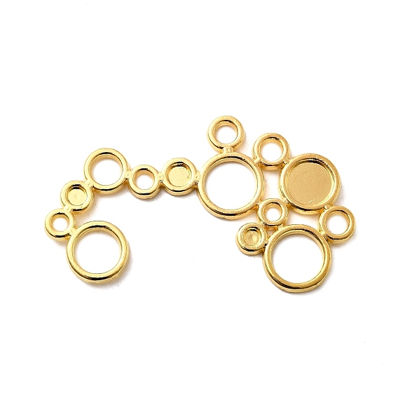 Сплавочные коннекторы для размещения стразов, без свинца, без кадмии и без никеля, плоско-круглые