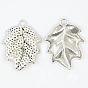 Tibetan Style Alloy Pendants, Lead Free and Cadmium Free, Leaf