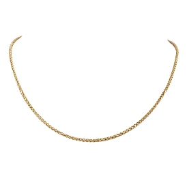 2.5мм 304 ожерелья из нержавеющей стали с цепочкой из пшеницы