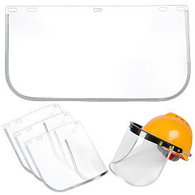 Защитный щиток для лица из поликарбоната, прямоугольные