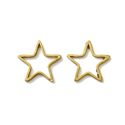 Латунные соединительные колечки, без кадмия, без никеля и без свинца, звезда