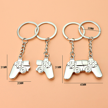 Alloy Couples Keychain, Game Controller