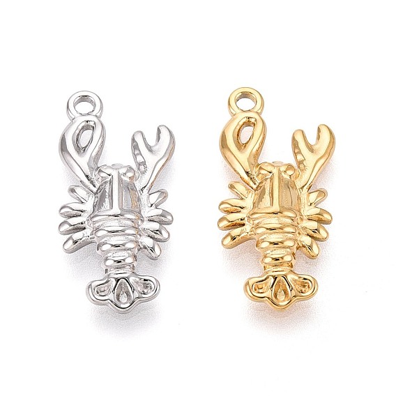 304 подвески-лобстеры из нержавеющей стали, ионное покрытие (ip)