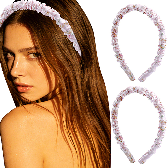 Silk From Silkworms Hair Bands, with Plastic