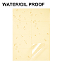 BENECREAT Transparent Self-Adhesive Waterproof PVC Printable Sticker Paper, for Laser Printer
