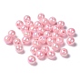 Opaque Acrylic Beads, AB Color Plated, Round