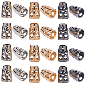 48шт 3 цвета железный шарик конус, мозг заканчивается, заглушки для изготовления замков