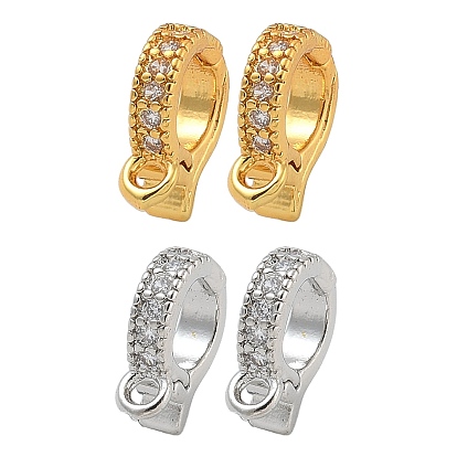 Латунные микро проложить четкие кубического циркония кулон поручительств, долговечный