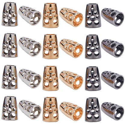 48шт 3 цвета железный шарик конус, мозг заканчивается, заглушки для изготовления замков