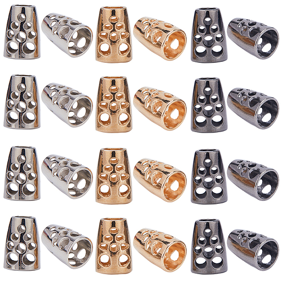 48шт 3 цвета железный шарик конус, мозг заканчивается, заглушки для изготовления замков
