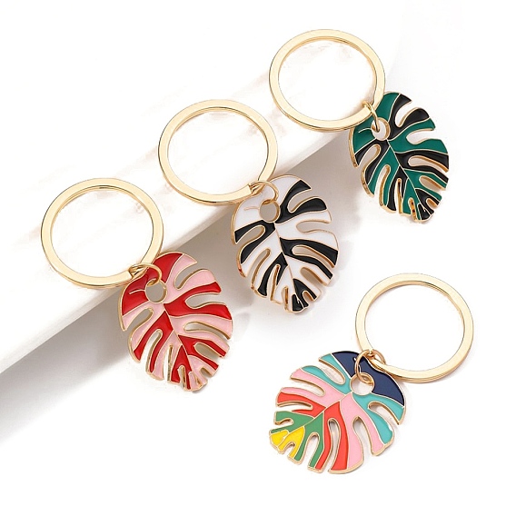 Эмалированные брелки, украшения для сумок и кошельков, лист