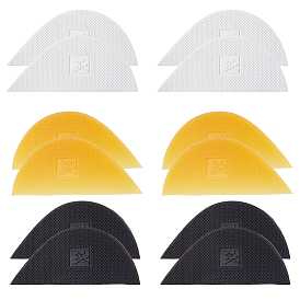 12шт. 3 цвета, синтетическая резина, противоскользящая подошва, наклейки, нижние ручки обуви