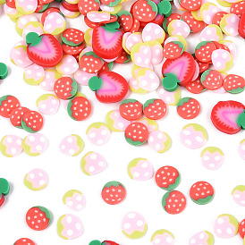 Ручной полимерной глины кабошонов, клубника