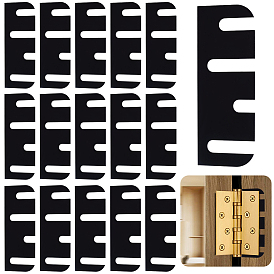 16Pcs PVC Door Hinge Shims, Hinge Spacer for Repair for Cabinets Door