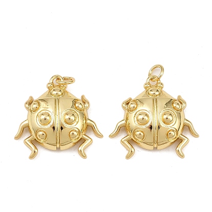 Латунные подвески, с целью перехода в кольце, божья коровка прелести, без свинца и без кадмия, долговечный, стойки покрытие