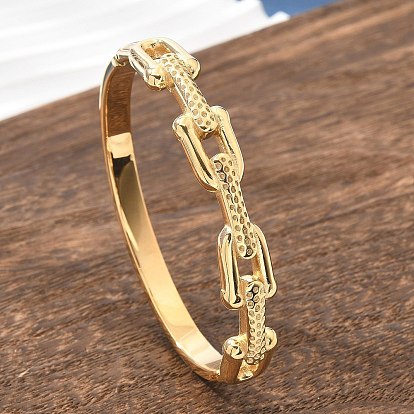 Ионное покрытие (ip) 304 браслеты из нержавеющей стали для женщин, колокол