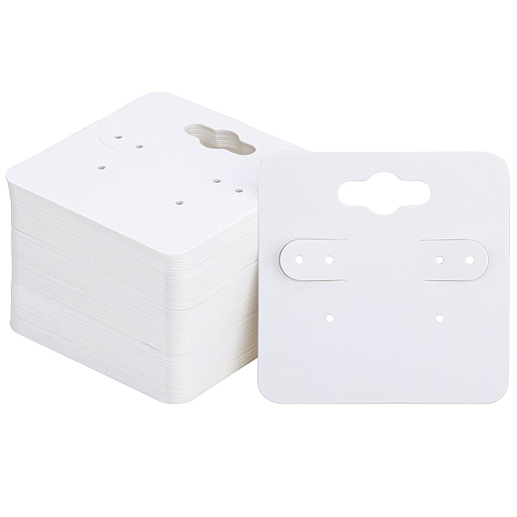 200карточки для демонстрации бумажных сережек, квадратный